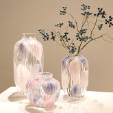 Italian Hand-Blown Iridescent Art Glass Vase | Yedwo Design